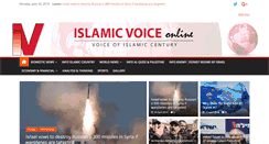 Desktop Screenshot of islamic-voice.com